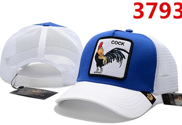 

summer trucker hat with snapbacks and animal embroidery for adults mens womens / adjustable curved baseball caps / designer luxury sun visor, Blue;gray