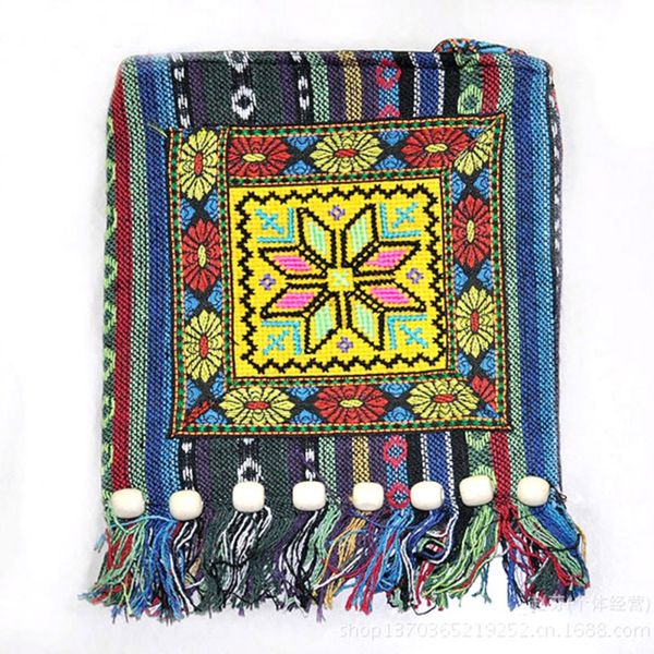 

thai indian hmong boho hobo ethnic embroidered shoulder messenger sling bag