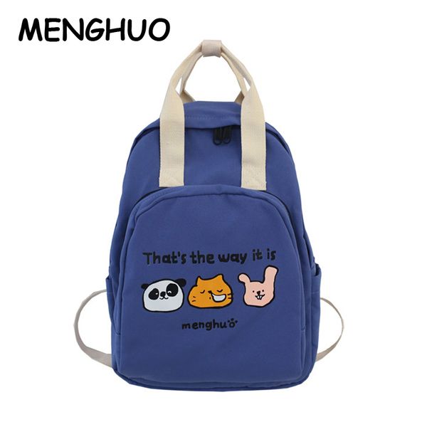 

menghuo fashion bag oxford fabric girl backpack large capacity casual travel backpack with long sing shoulder strap