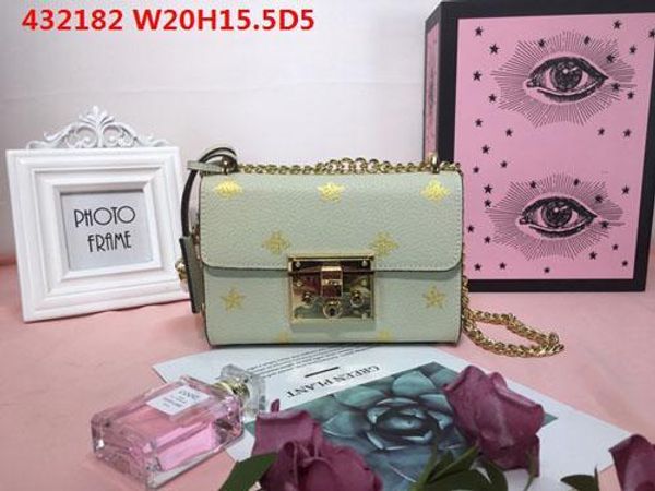 

pure real leather shoulder bags women small crossbody with long chain equisite hardware hasp ship with box