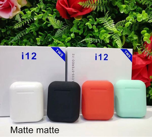 

Mini i12 tw bluetooth 5 0 earphone 1 1 wirele double call mart touch earphone for iphone pk i9 i7 i10 earbud headphone