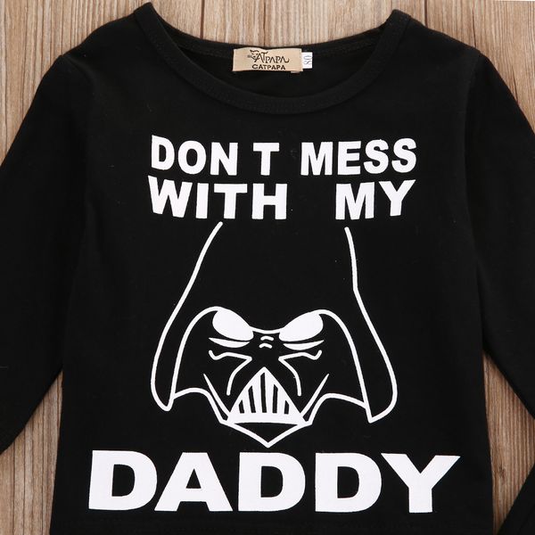 

newborn baby boy girl clothes star wars long sleeve cotton t-shirt+long pants 2pcs outfit set bebek giyim, White
