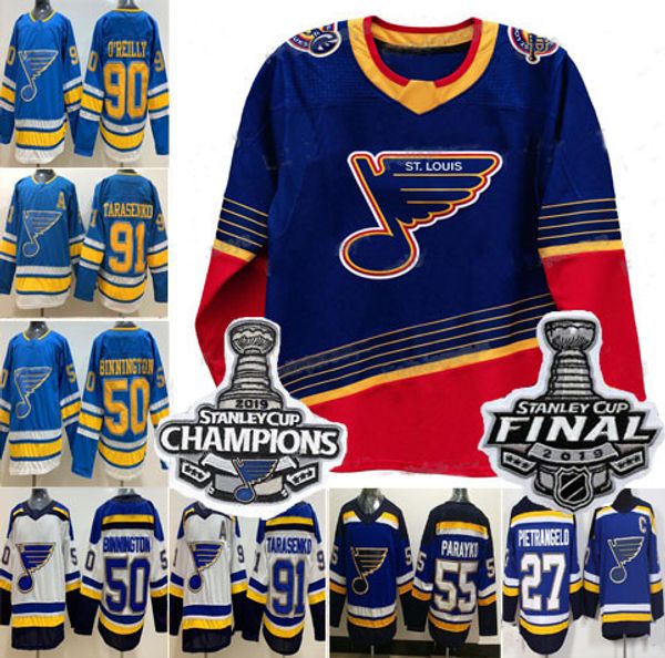 

st. louis blues 90's vintage david perron binnington ryan o'reilly pietrangelo jay bouwmeester ivan barbashev oskar sundqvist para, Black