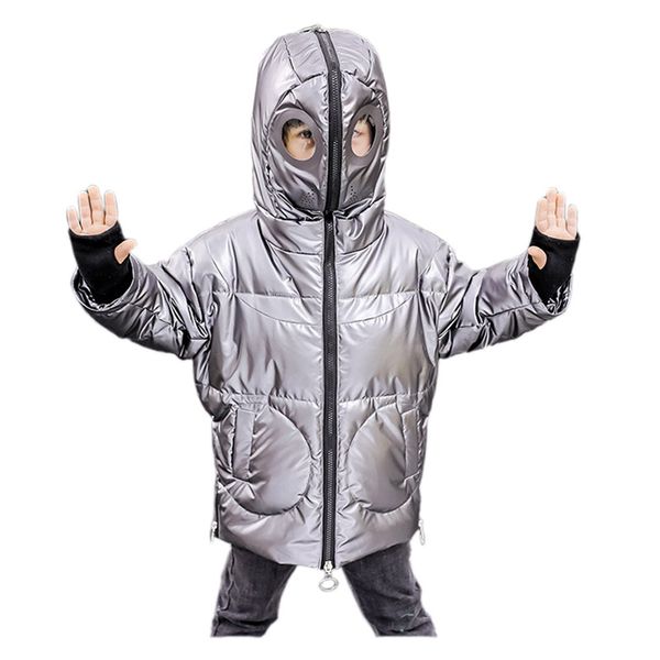 

kids winter down coat fashion cool zip hooded jacket coat for 3-10years child toddler boys girls duck down coat outerwear, Blue;gray