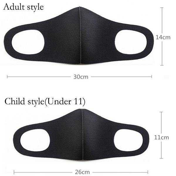 

dhl anti dust face mouth cover pm2.5 mask respirator dustproof anti-bacterial washable reusable ice silk cotton masks tools