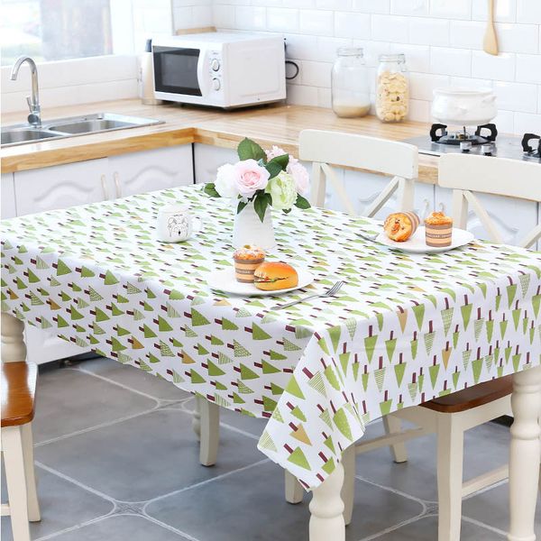 

1 pc restaurant tablecloth tablecovers restaurant tablecloth oil-proof table cloth peva home decor waterproof