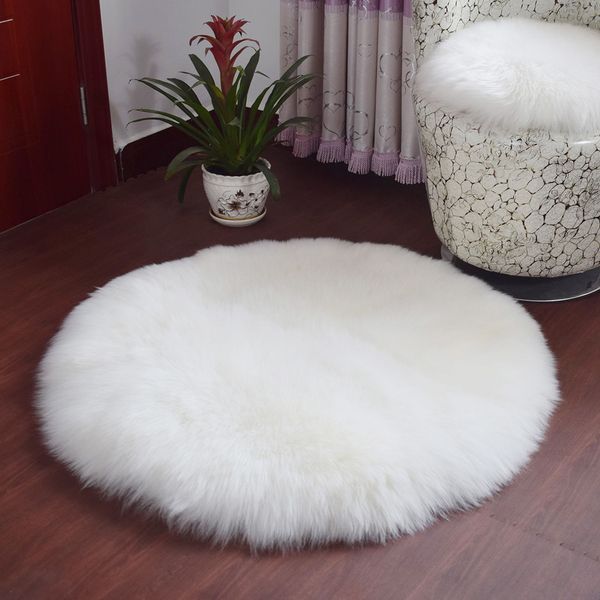 

soft faux fur wool living room sofa carpet plush carpets bedroom cover mattress xmas door window round rugs carpets