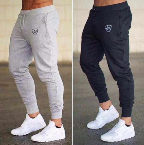 

2020 summer new fashion thin section pants men casual trouser jogger bodybuilding fitness sweat time limited sweatpants, Black