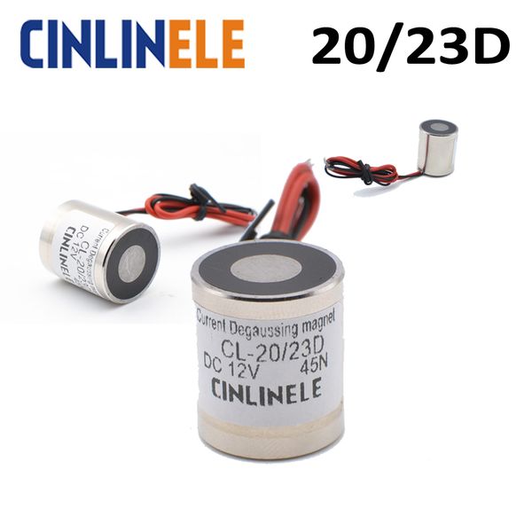 

d20mm*h23mm current degauss electric magnet magnetic solenoid sucker electromagnet dc 12v 24v powerful rare earth