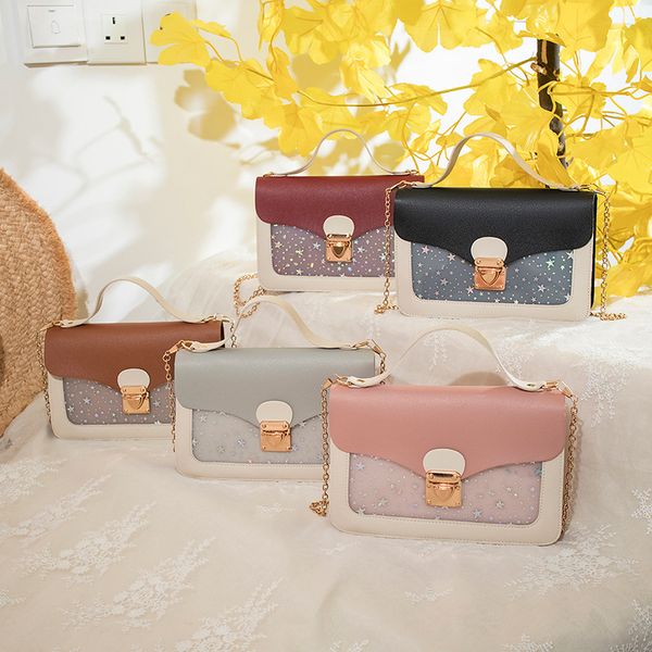 

fashion mini bag 2020 korea style bag transparent women shoulder messenger