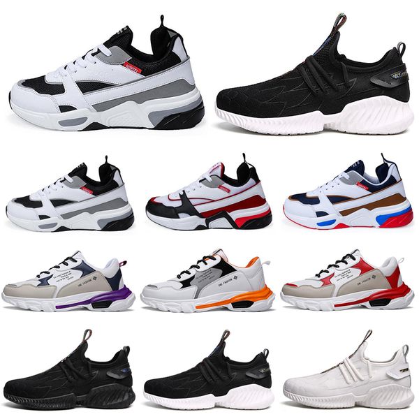 

discount fashion men running shoes breathable black white red orange platform triple s mens trainers sport sneakers 40-46