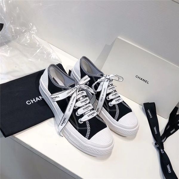 

platform fashion women's shoes luxury vintage wild lace women's shoes casual women's shoes outdoor jogging women sneakers 02, Black