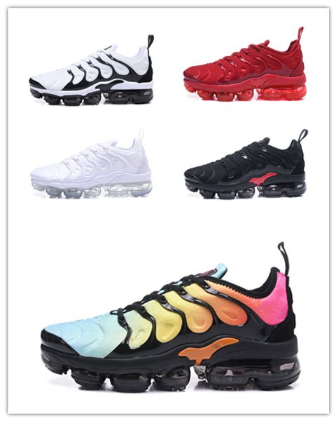 

Мужские и женские кроссовки чистая платина черный и белый дышащий серый мужской TN плюс кроссовки дизайнер повседневная обувь