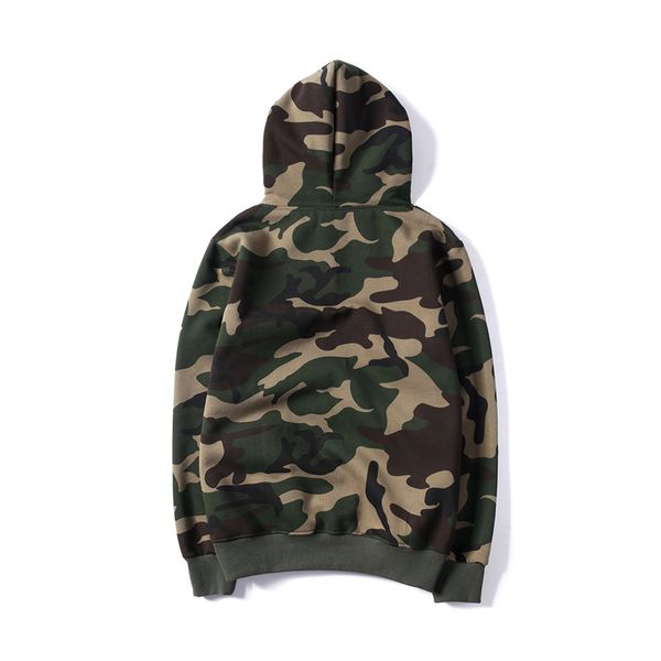 

19ss mens designer hoodies fashion men women casual jacket mens camouflage hoodie loose sweatshirt size m-xxl, Black