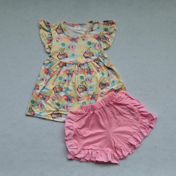 

бутик детей в повседневной жизни набор оптового милый дизайна животной девочек использование одежды, White