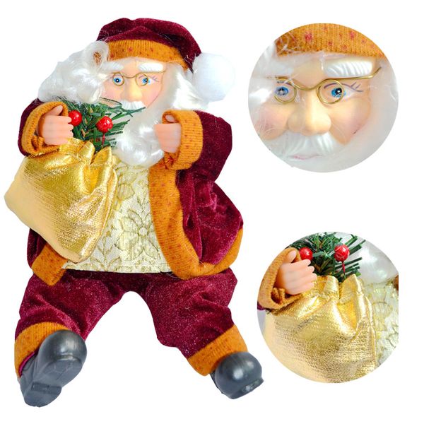 

christmas 2017 toys gift christmas decoration supplies santa claus trumpet ornament natal adornos de navidad para casa