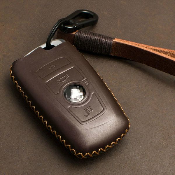

1 pcs genuine leather remote keyless car key case key cover for f10 f20 f30 z4 x1 x3 x4 m1 m2 m3 m4 m5 m6 e90 3 4 5 6 series