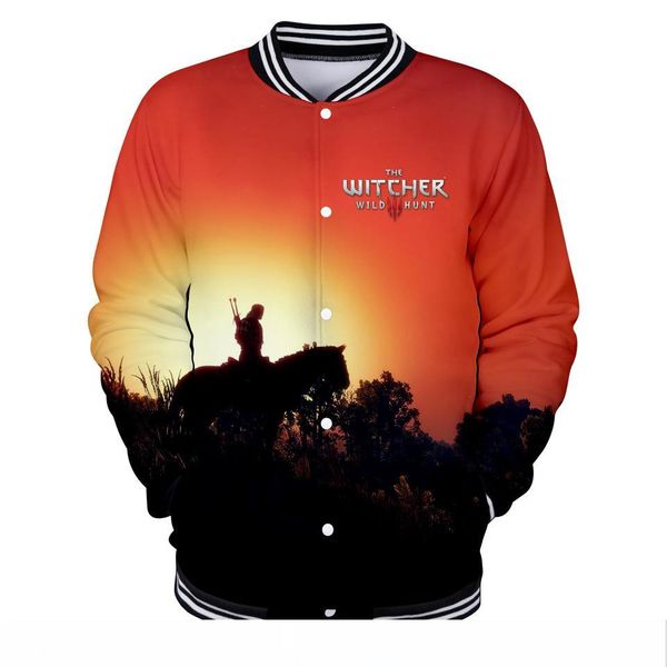 

2018 new games 3d printing wizard 3 baseball suit 3: wild fashion casual men ladies long sleeve casual baseball wear, Black;brown