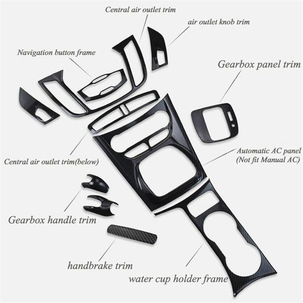 

car styling accessories air vent gear water cup holder door handle interior decorative sticker case for kuga escape 2013-19