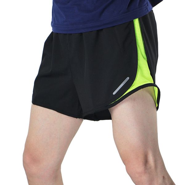 

fashion men's 2 in 1 running shorts quick dry marathon training fitness running cycling sports shorts trunks y4177gy-l