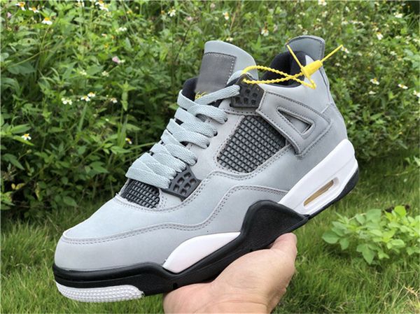 

2019 выпуск воздуха холодный серый 4 для мужчин баскетбол обувь chrome dark retro древесный уголь varsity кукурузы 308497-007 аутентичные сп, Black