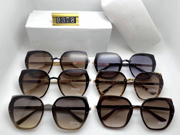 

designer sunglasses luxury fashion brand for woman glasses driving uv400 adumbral with box and logo 9378 new sunglasses, White;black