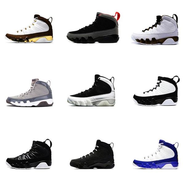 

с box new высокого качества баскетбол обувь 9 мечта это do it unc бред space jam men 9s tour желтый pe дух антрацит тапки