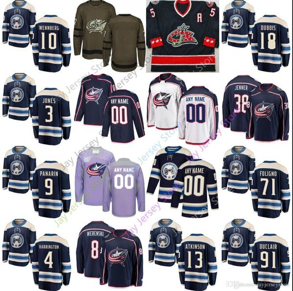 

Cheap Columbus Blue Jackets Jersey Dzingel Matt Duchene Atkinson Panarin Dubois Seth Jones Fedorov Anderson Werenski Murray McQuaid Kinkaid