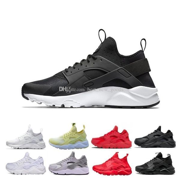 

new huarache 1.0 4.0 triple black white shoes men women sneakers running shoes sneaker eur 36-45 good quality