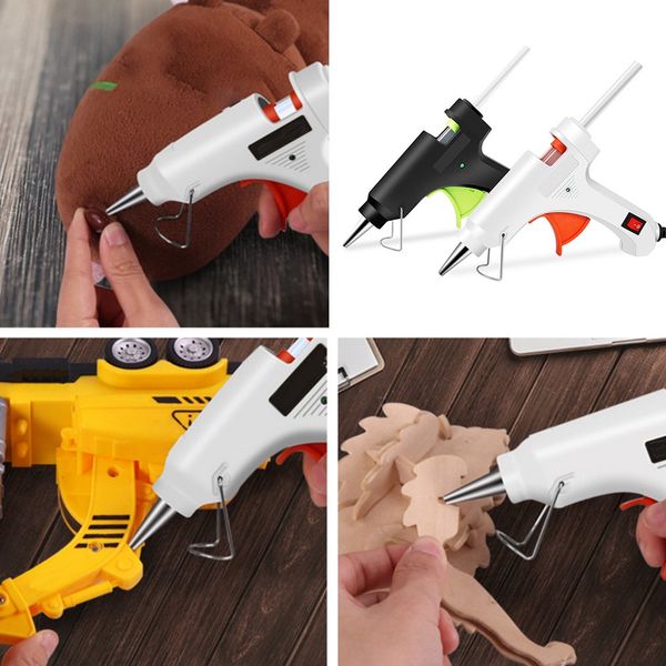 

20w 220v industrial melt glue gun thermo electric heat temperature diy repair tool without glue stick