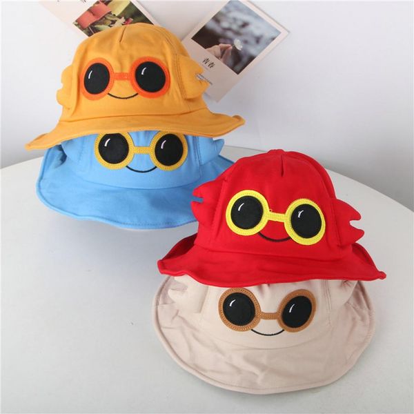 

summer baby girl sun hat children straw hat summer sunscreen cute princess girls handmade beach hats fisherman cap kids beanies shnij, Yellow