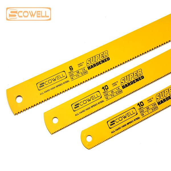 

30% off 5шт машина ножовочные 350мм, 400мм, 450мм мощность ножовочные high speed ​​steel ленточная пила 10tpi 6tpi для распиловки древесины