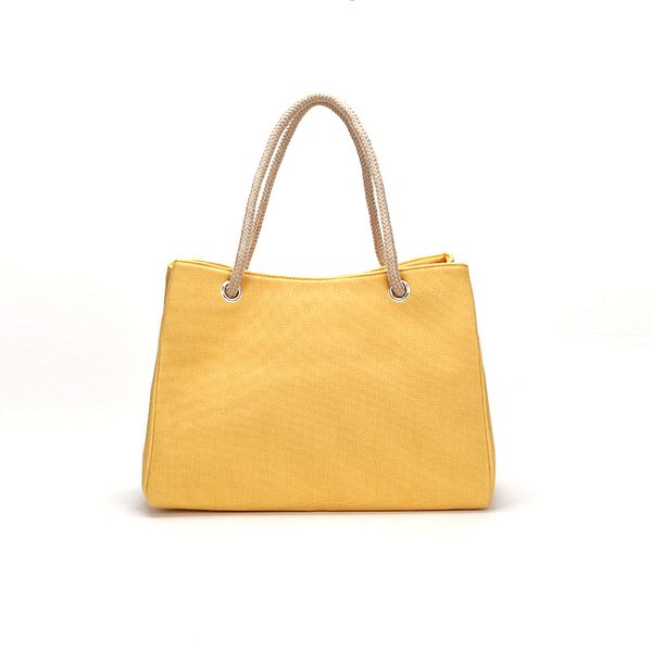 

20pcs dhl canvas shoulder bag lady large capacity zipper handbag tote bags 11 colors