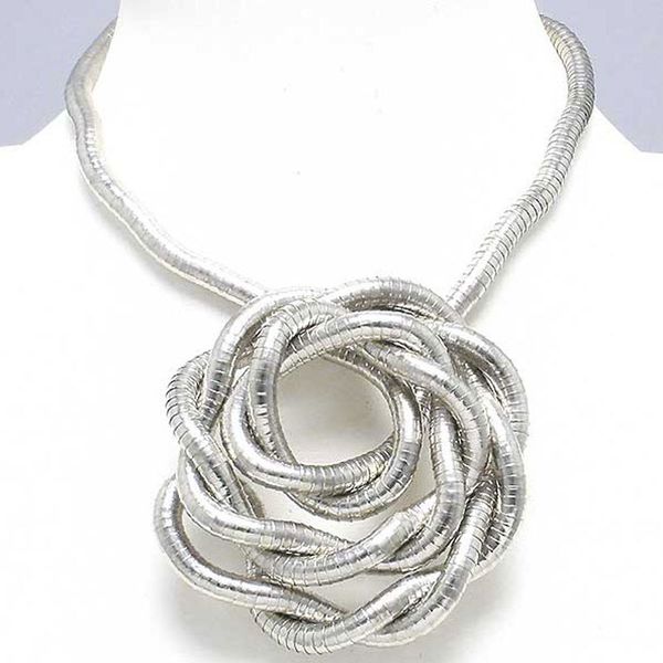 

manufacture 5mm 90cm white k plated iron bendable flexible bendy snake necklace,10pcs/pack, Silver