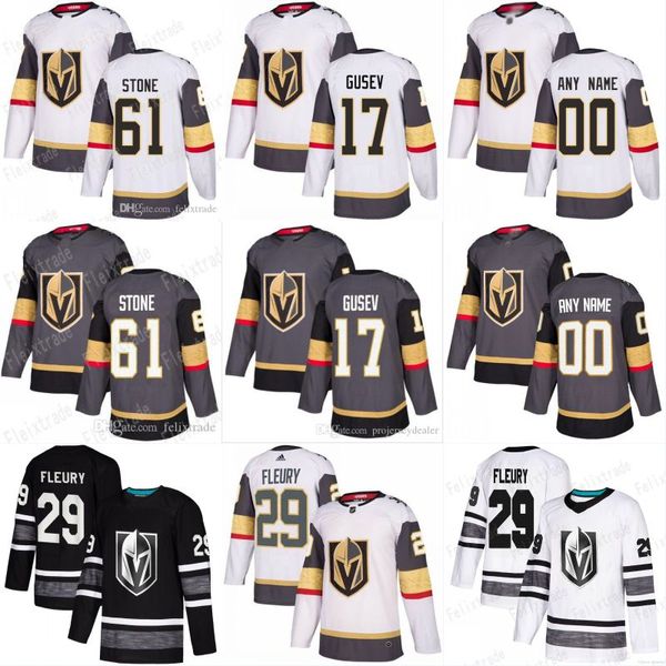 

Marc-Andre Fleury Vegas Golden Knights Jerseys Mark Stone Pierre-Edouard Bellemare Brandon Pirri Jon Merrill Nick Holden William Karlsson