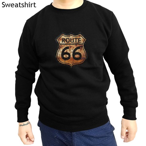 

promotion summer hip-hop men sweatshirt man creative printed hoodies rod us custom car route 66 auto car pinup hoody sbz4649, Black