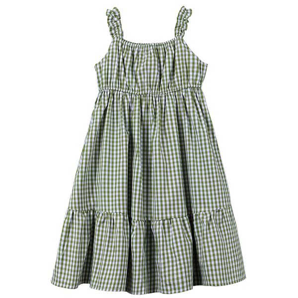 

3-16years повседневный летние девушки сарафан детей девочки платье принцессы дети детские партии свадебные pageant клетчатые платья одежда c, Red;yellow