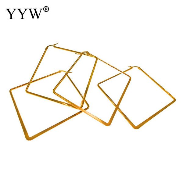 

women golden stainless steel hoop earrings hollow elegant statement big personality ear jewelry exquisite earrings pendientes, Golden;silver