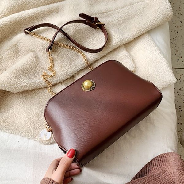 

pearl design chain crossbody bags for women 2019 small flap small bag pu leather hand bag ladies designer evening bags travel
