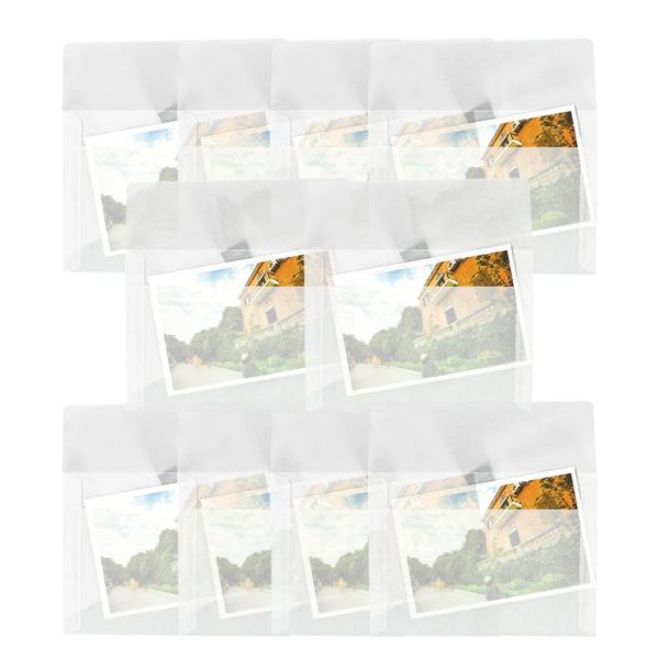 

20pcs translucent bronzing blank paper envelopes paper container invitations envelope for writing letters without card(white