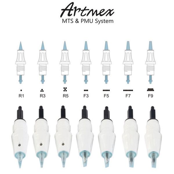 

Одноразовый игольчатый картридж для перманентного макияжа Artmex V8 V6 V3 V9 Derma pen Mr L L1 R3