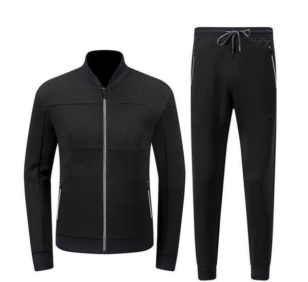 

designer tracksuit for men luxury jogger brand sport suit jacket pants new fashion active sportwear -3xl b100446x, Gray