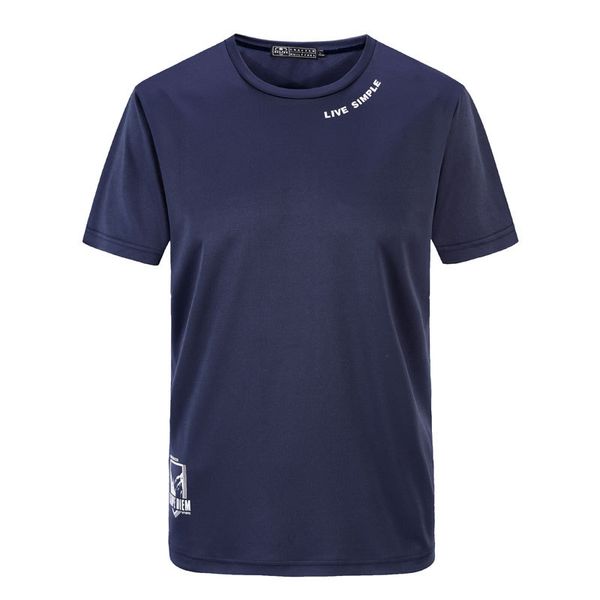 

2019 new style short sleeve t-shirt men crew neck elasticity quick-drying t-shirt young men's simple fashion body sleeve, White;black
