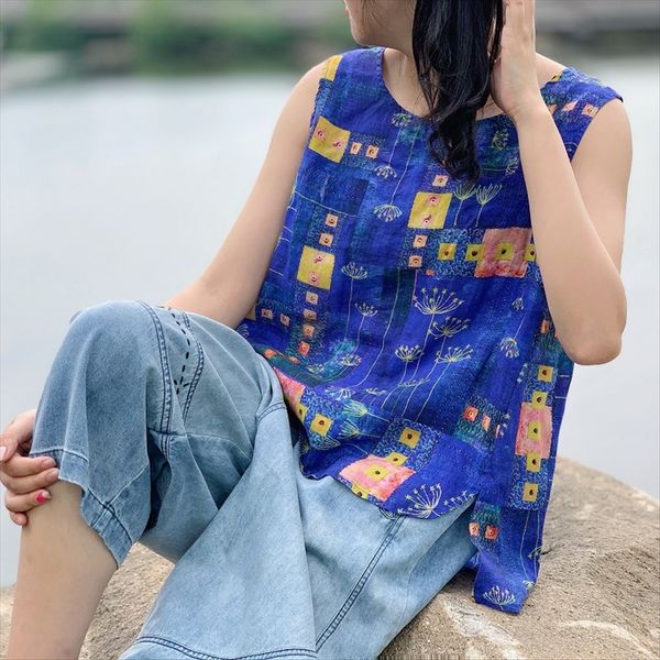 

gastrodia elata t-shirt women sleeveless 2020 women's personalized geometric t-shirt vest vest women's 1391, White