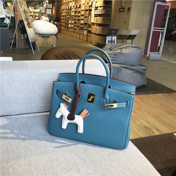 

quality handbags blue package women's leather handbag wild pure single-shoulder crossbody bag hqeg, Black