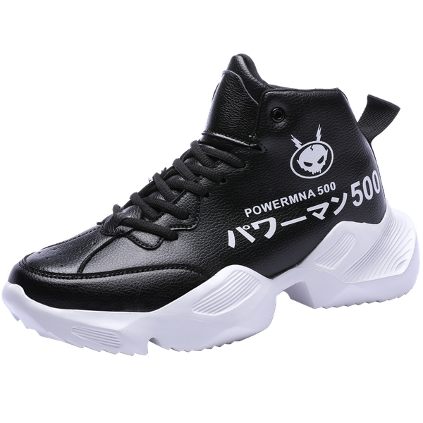 

new walking sneakers zapatillas height increse shoes big size footwear couple tennis high footwear uomo masculino hombre, Black