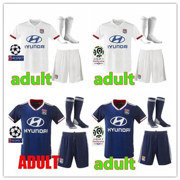 

2019 2020 adult Lyon Olympique Lyonnais soccer jersey men kits 19 20 LYON TRAORE MEMPHIS FEKIR OL Maillot de foot football shirts