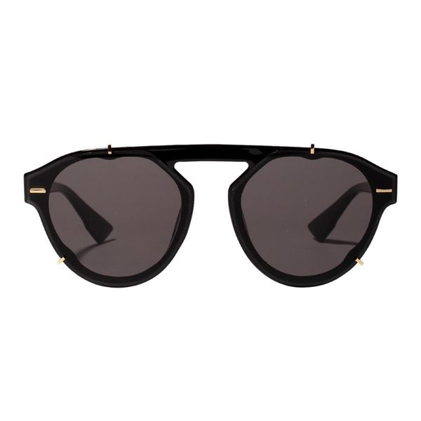 

retro elegance clear colored classic sunglass big frame round oval frame pc beach sunglasses women lentes de sol mujer 2019, White;black