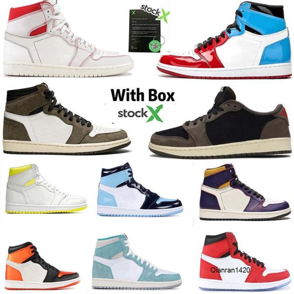 

new 1 high og bred toe chicago basketball shoes spiderman unc mens homage to home royal blue men designer sneakers trainers