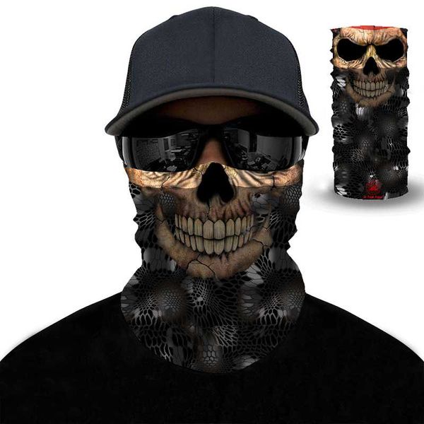 

3d motorcycle balaclava hawk magic bandana scarf high elastic seamless bandana outdoors magic scarf hunting hiking ski headband, Blue;gray